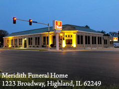 Meridith Funeral Home Highland Illinois